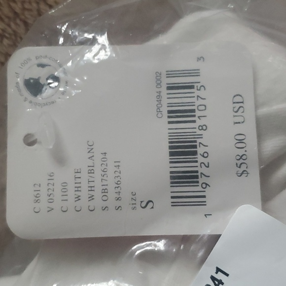 NWT Free People Movement Get Up Tee Small White - Picture 5 of 6